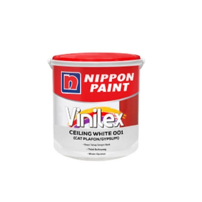 Cat Plafon Ceiling Gypsum Warna Putih Untuk Langit-langit dan Dinding 5 Kg