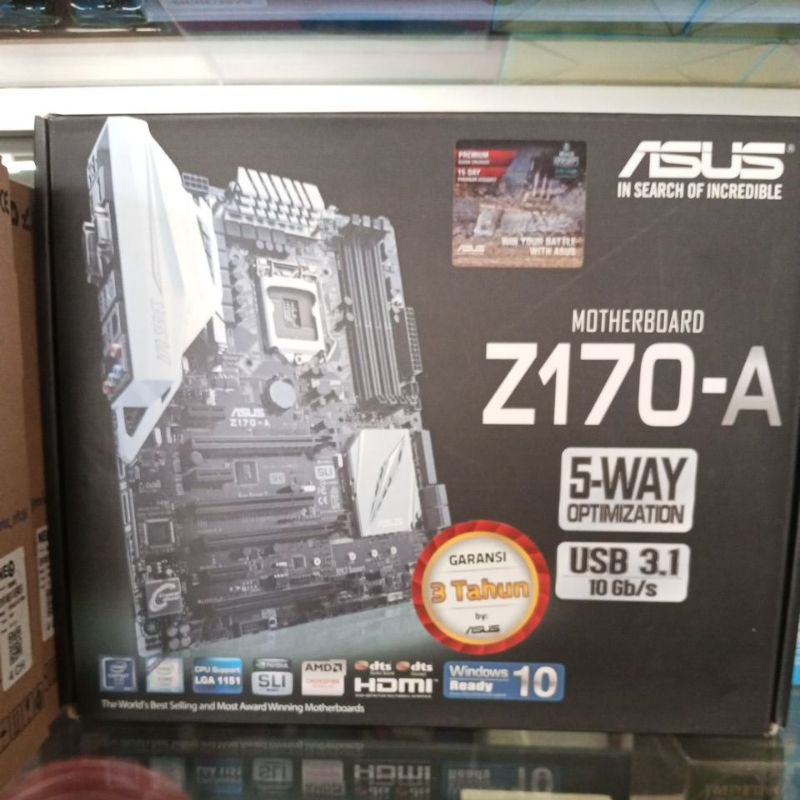 paket Mobo Asus Z170Gaming processor i7-6700k
