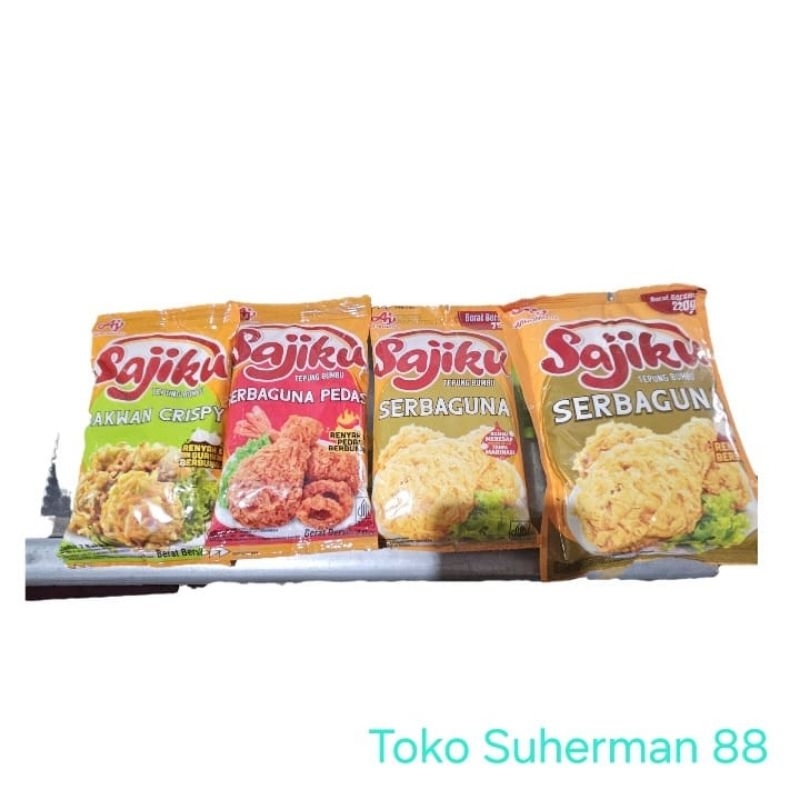 

Sajiku tepung serba guna dan tepung bakwan 75gr