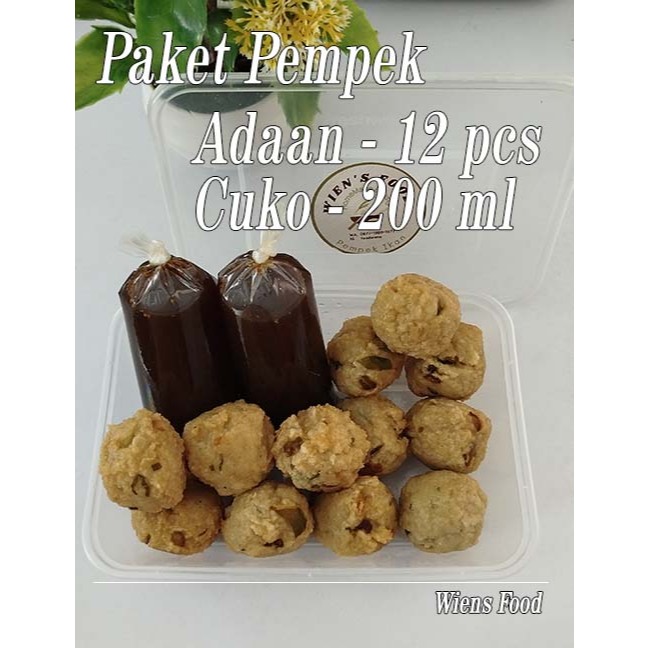 

Paket E Pempek ikan Adaan 12 pcs, Cuko 200ml