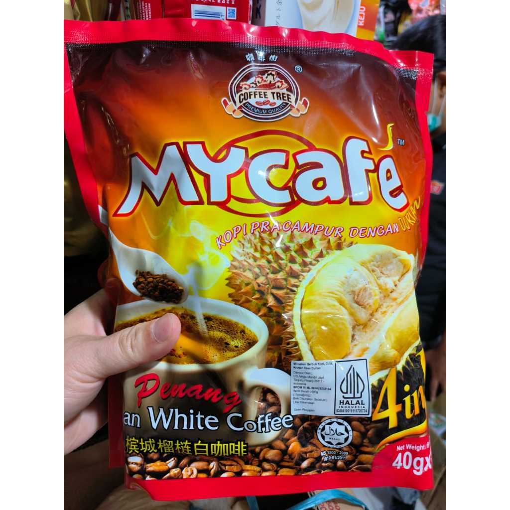 

My Cafe Penang Durian White Coffee kopi Instan Malaysia