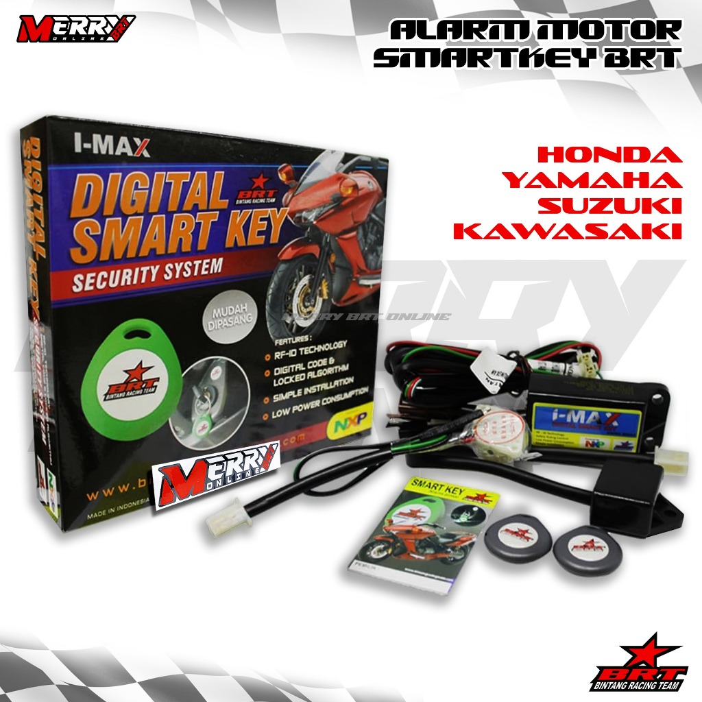 New Imax DIGITAL SMARTKEY BRT Alarm Motor Genio Beat Deluxe