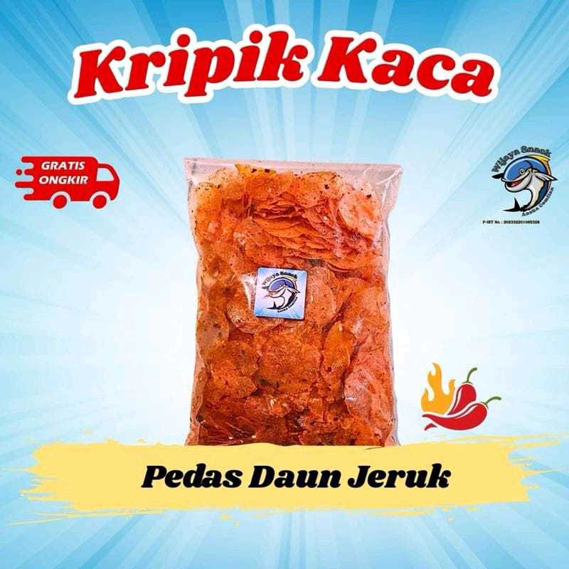 

KERIPIK KACA PEDAS DAUN JERUK KERIPIK KACA VIRAL 400gram