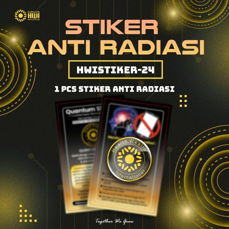 

Stiker Anti Radiasi ASLI HWI / HWI Sticker ORIGINAL / Mengurangi radiasi (SAR) hingga 98,7%