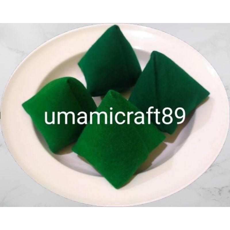 Replika Kue Bugis / Mainan flanel Kue Jajanan Pasar / Mainan Edukasi Anak / Mainan masak-masakan