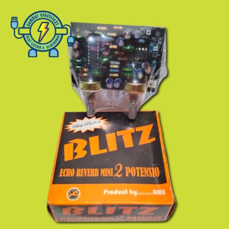 KIT ECHO REVERB MINI 2 POTENSIO BLITZ BY BME