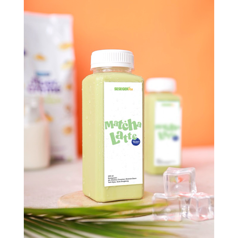 

Sesegeritu® Matcha Latte 250 mL, Minuman Segar Sehar Rendah Kalori