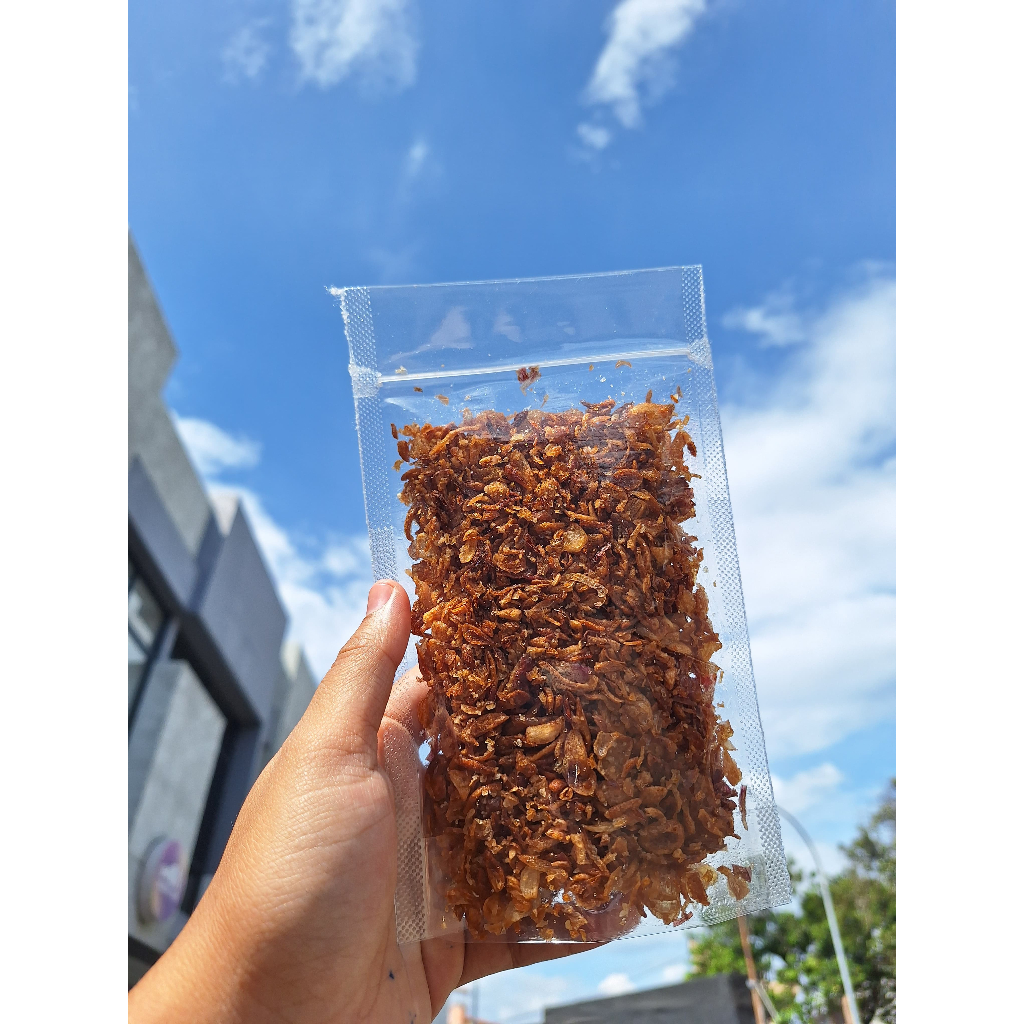 

Bawang Goreng Brebes Premium - Kriuk Renyah, 100% Asli, Tanpa Pengawet!