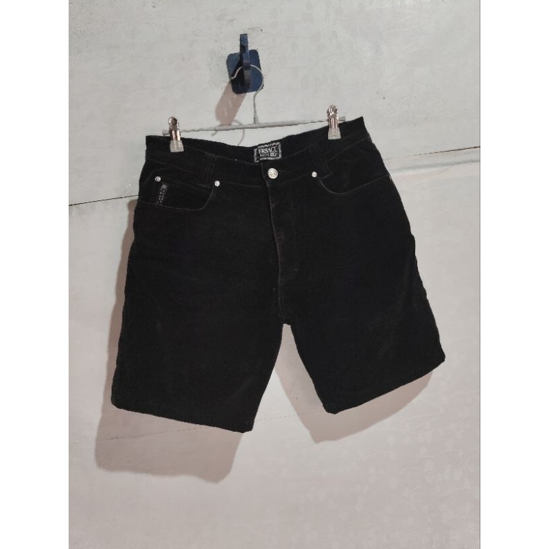 celana pendek pria versace bludru