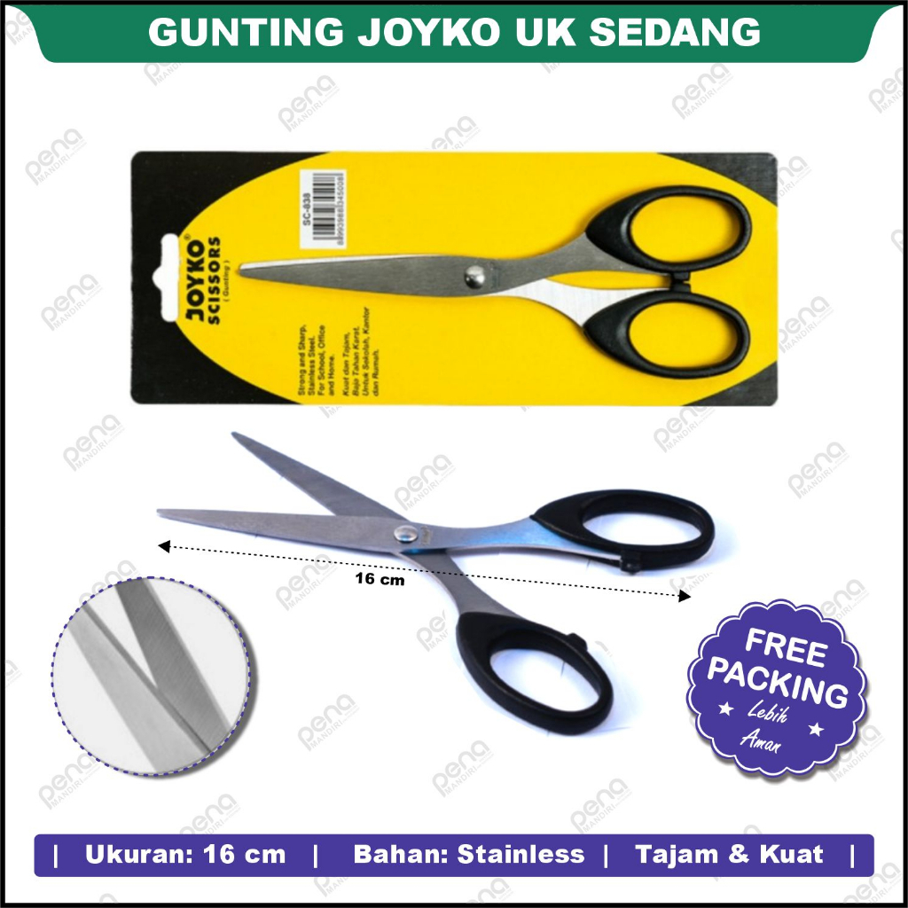 

Gunting SC-838 JOYKO Scisor Joyko SC 838 Gunting Tanggung