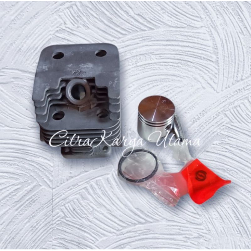 Cylinder Block Piston Kit Block Mesin Komplit Mesin Potong Rumput 328