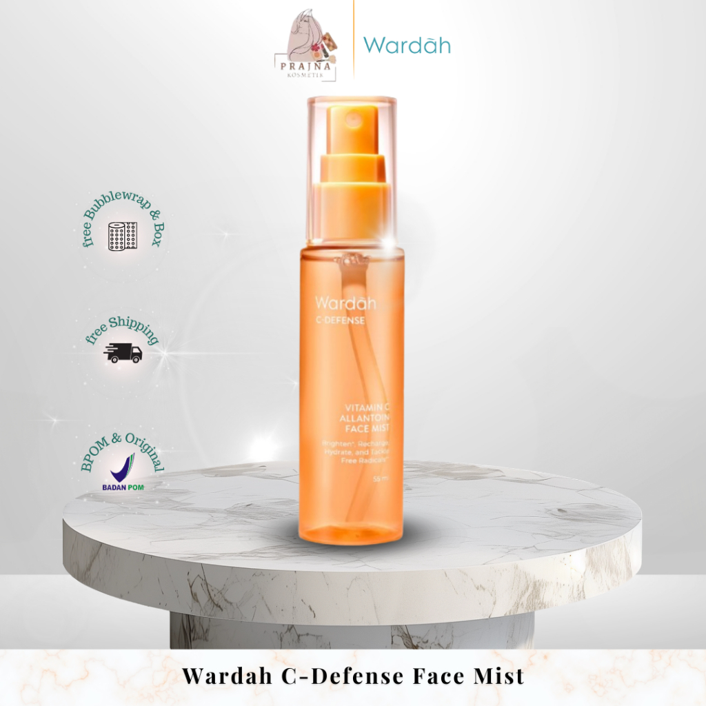 WARDAH C-Defense Vitamin C - Panthenol Anti-Pollution - Face Mist/Setting Spray Makeup - Face Mist m