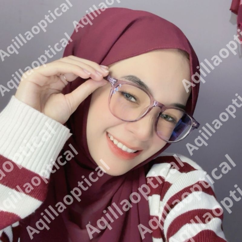 kacamata bulat kotak antiradiasi 85040 photocromic berubah warna