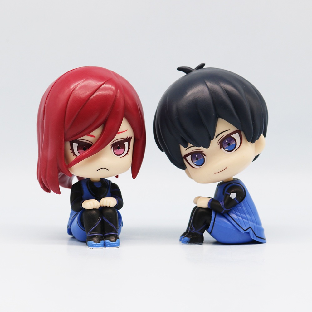 Pajangan action figure anime blue lock isagi bachira chigiri