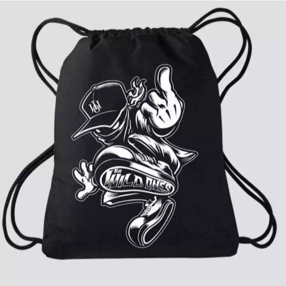 Tas Serut String Bag Gymsack Karakter | Tas Serut Stringbag Anti Air | Tas Serut Pria Wanita Distro