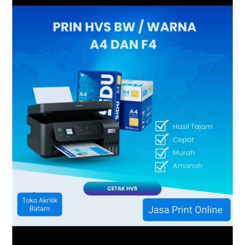 

Cetak Murah PRINT HVS / PRINT / PRINT MURAH /TUGAS/DLL