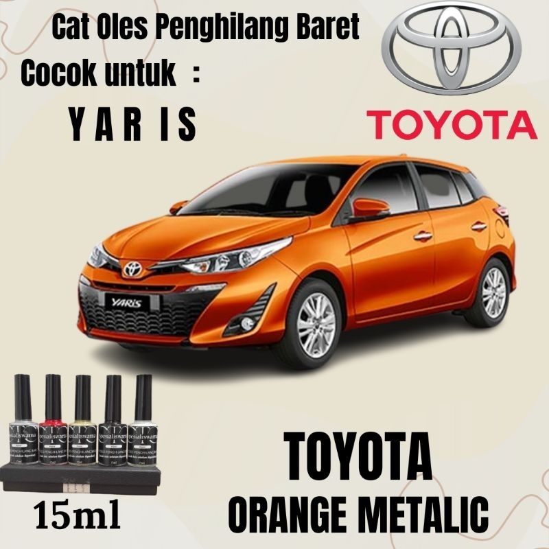 cat oles orange metalic toyota yaris