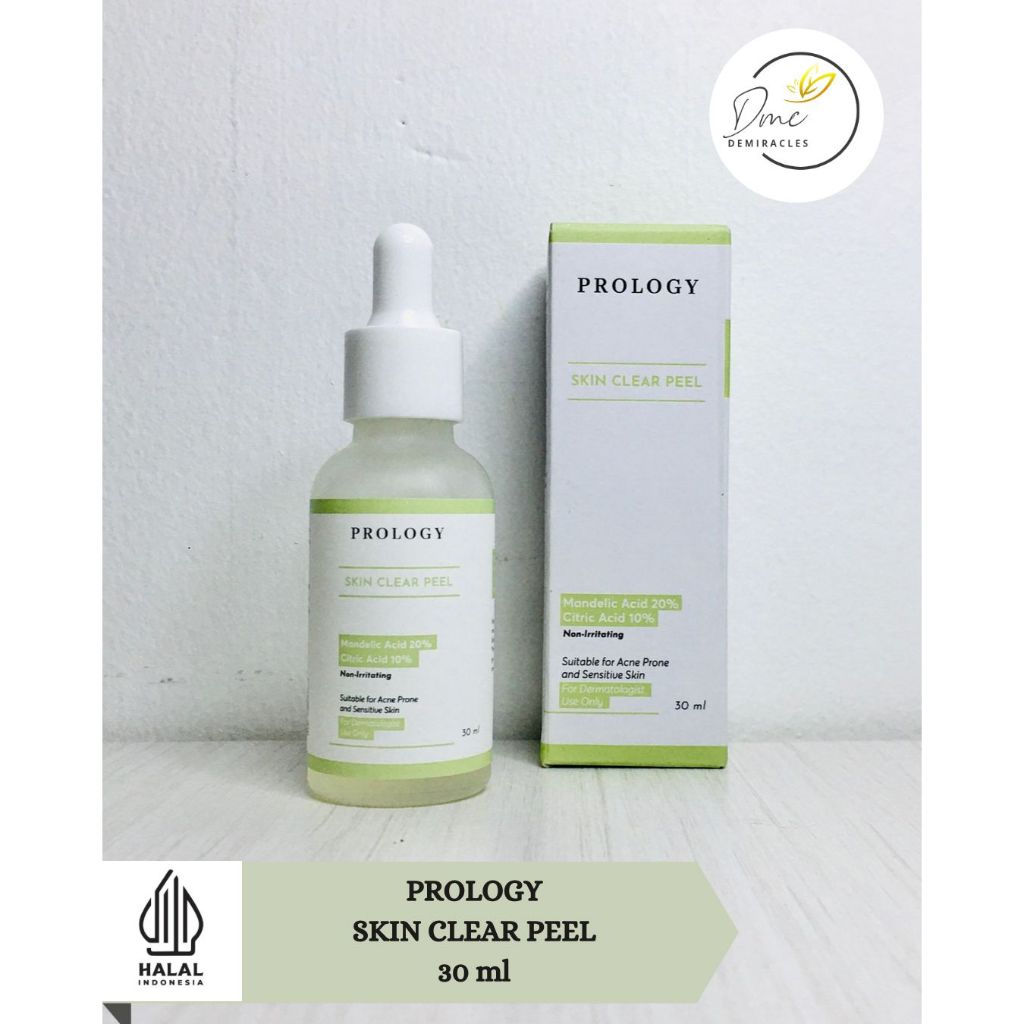 Derma XP - Prology Skin Clear Peel 30 ml - mencerahkan kulit berjerawat - peeling acne