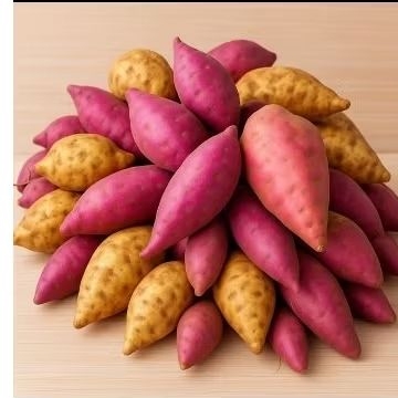 

Ubi ungu dan putih campur 1Kilo