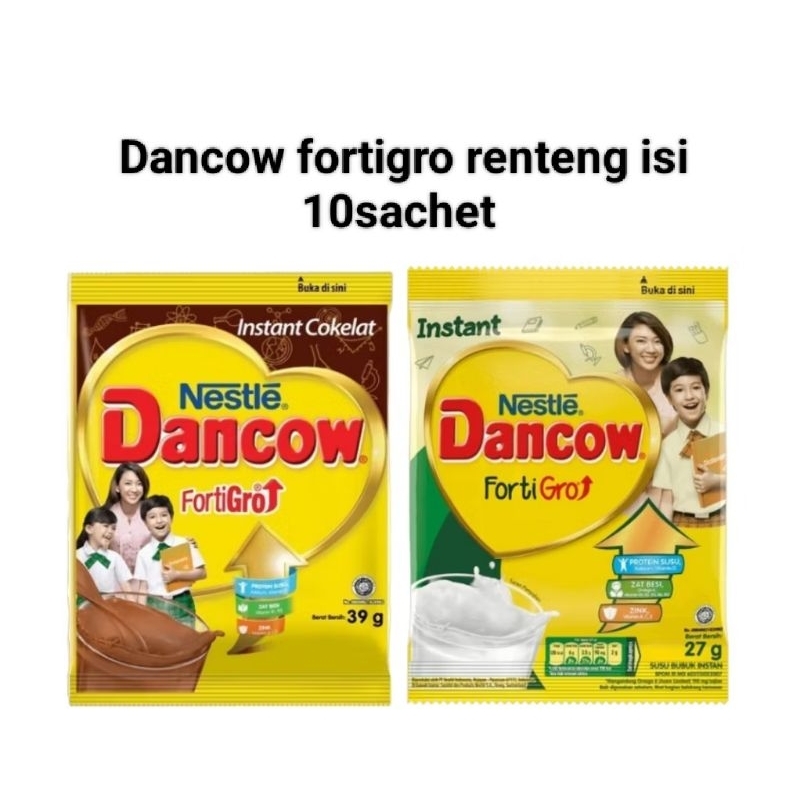 

Dancow instan-coklat renteng isi 10sachet