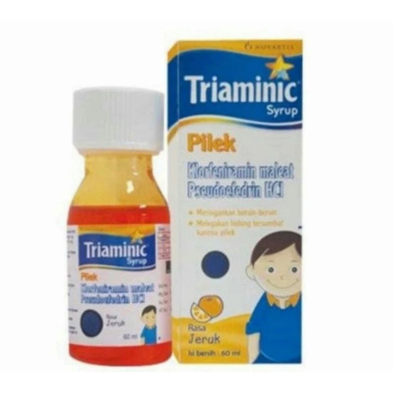 

TRIAMINIC SYRUP PILEK 60 ML RASA JERUK
