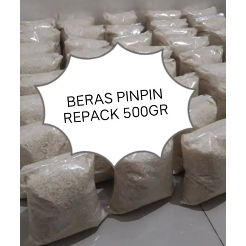 

Beras pinpin repack kemas sendiri