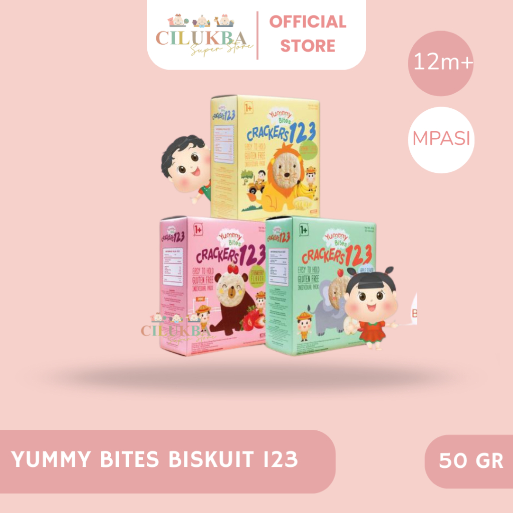 YUMMY BITES BISKUIT 123 | BISKUIT ANAK 1 TAHUN | CEMILAN ANAK | MAKANAN BAYI