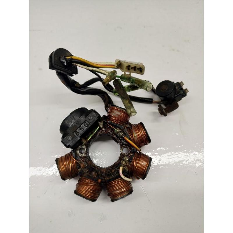 spull pengapian yamaha fiz yamaha fizr force1 bak block magnet yamaha fiz fizr force1 original copot