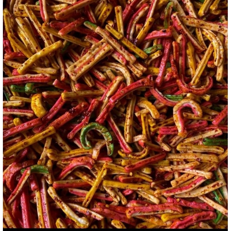 

kurupuk jaat beton pedas daun jeruk bumbu melimpah isi 1kg