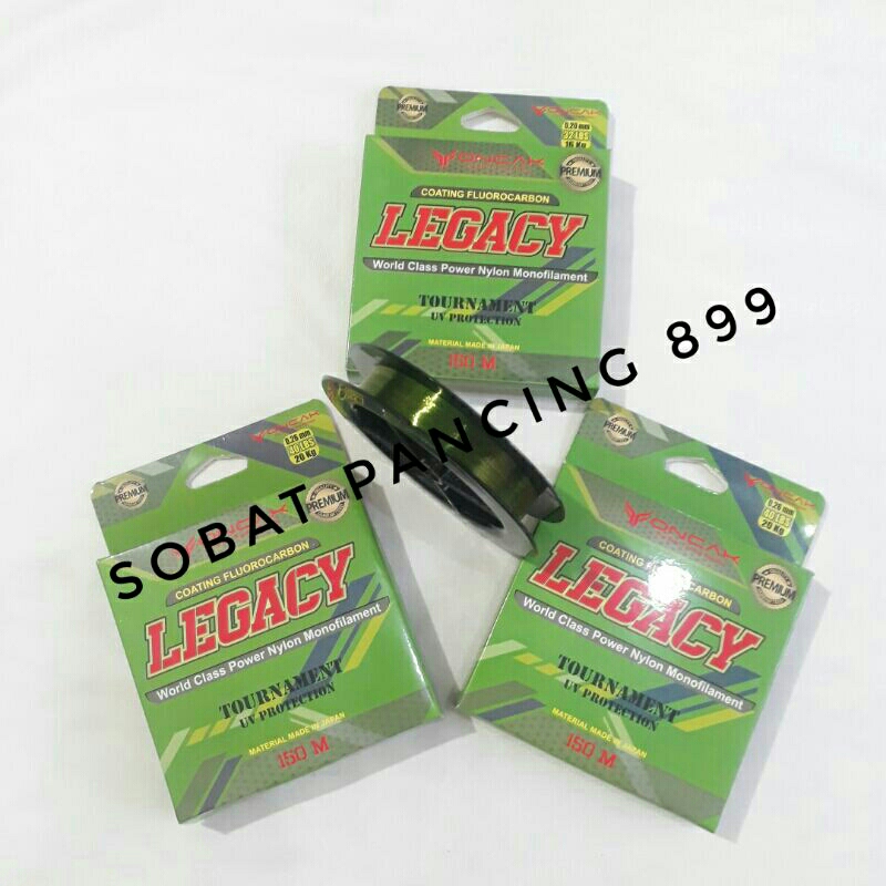 Senar Pancing Oncak Legacy Coating Fluoro carbon 150 meter