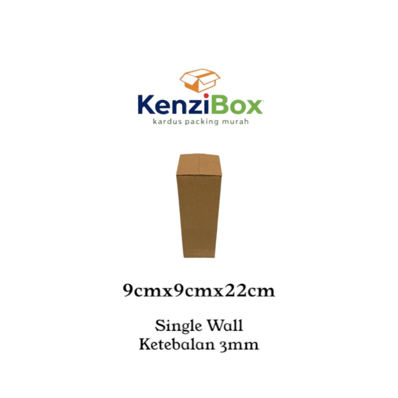 

kardus/karton/box UK. 9x9x22 cm single wall