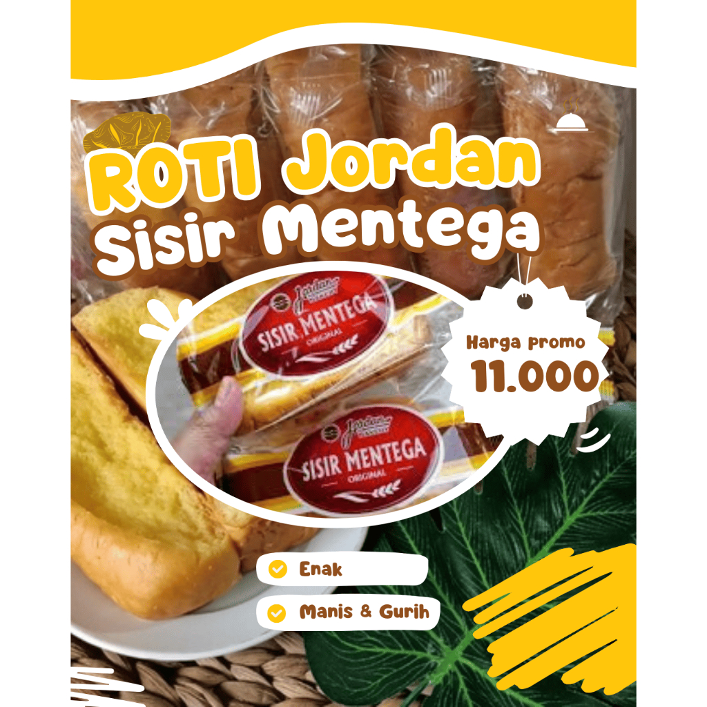 

Roti Jordan Sisir Rasa Mentega 2000an