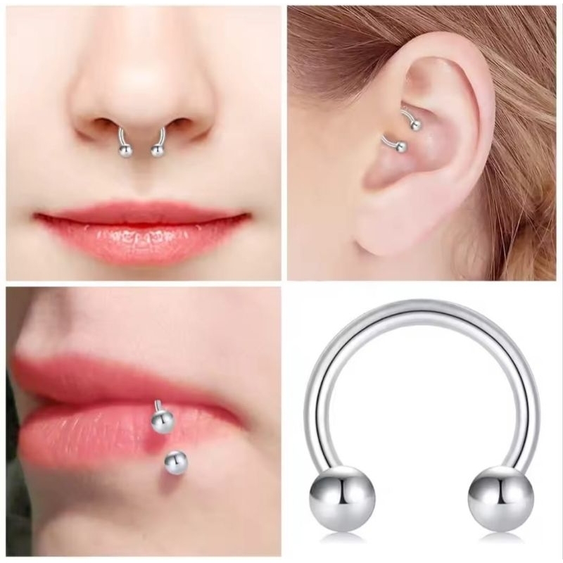 Ecer( 1 Pcs )_Anting Piercing/Anting Tindik