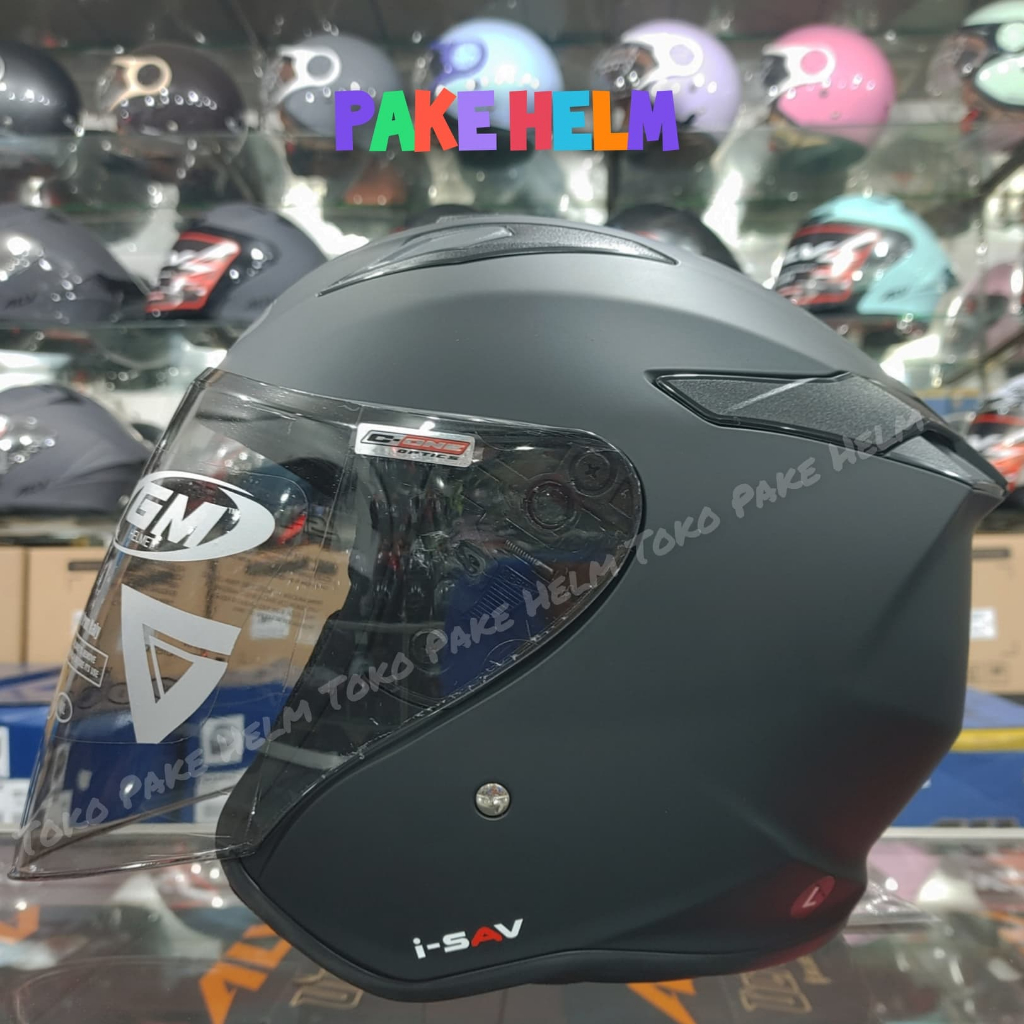 HELM GM KING FIGHTER ULTRA HITAM DOFF ORIGINAL