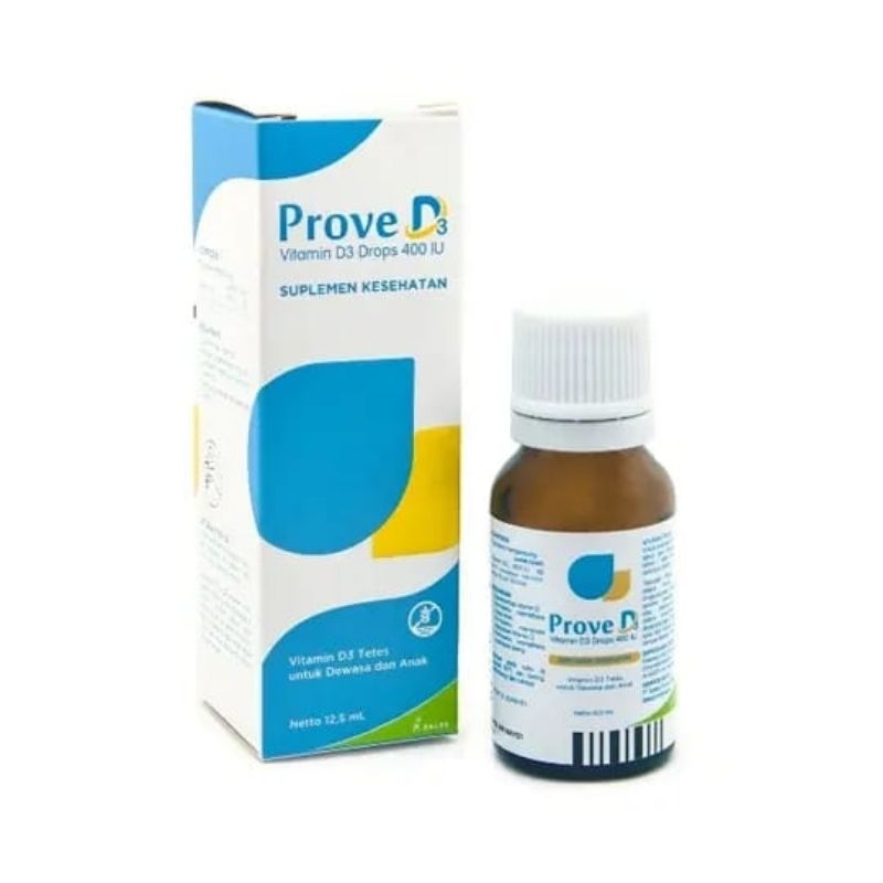 Prove D3 Drop - Vitamin D3 400 IU Tetes 12.5 ML Untuk Dewasa Dan Anak Original