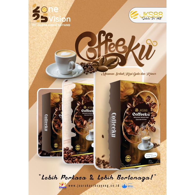 

KOPI HERBAL COFFEKU PREMIUM UNTUK HARMONIS RUMAH TANGGA 1 BOK ISI 5 SACHET