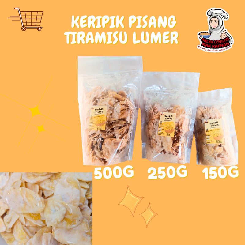 

keripik pisang tiramisu lumer