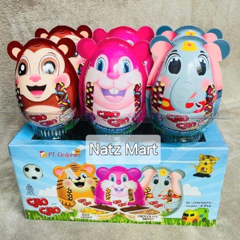 

CHO CHO JOY Jumbo Snack Cokelat - Mainan 1 BOX isi 6 Pcs × 50 gr