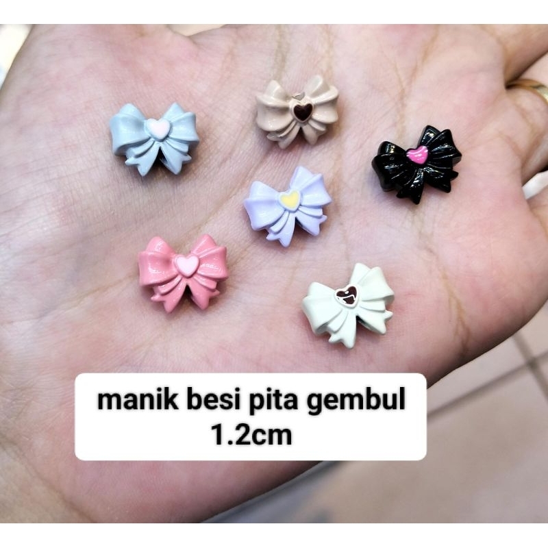 

3pc manik pita besi gembul