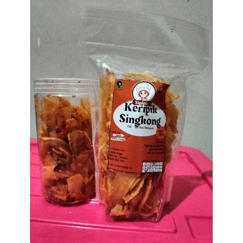 

keripiksingkongrebuspedasmanis250gram