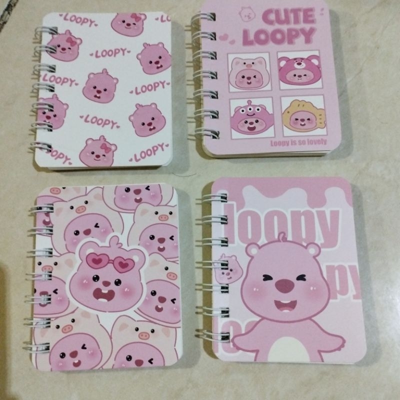 

buku notes kecil loopy