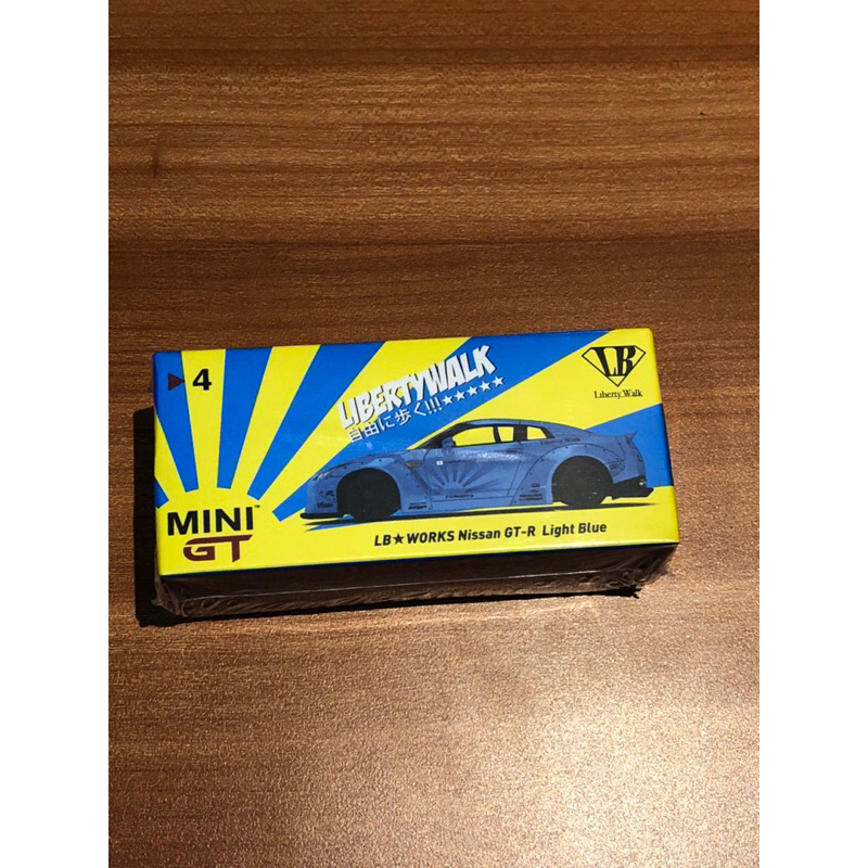 Mini GT Nissan GTR R35 LBWK Light Blue RHD - SEALED RARE