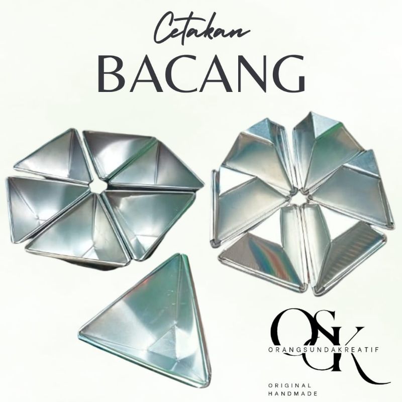 cetakan bacang / cetakan bacang segitiga / cetakan bacang ayam/ cetakan bacang daging /cetakan bacan