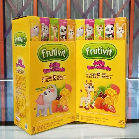 

Ay00! Frutivit Jelly Vitamin C isi 20 pcs Jeli Cemilan Anak Rasa Buah