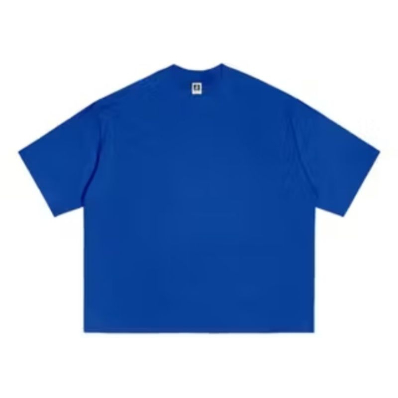 kaos boxy pria polos T-shirt oblong polosan baju atasan boxy