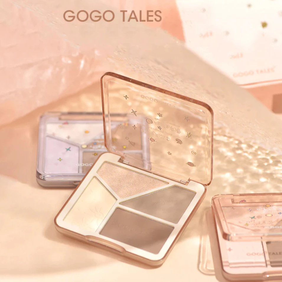 Gogo Tales Contour Gogo Tales Highlight Contouring Palette Bronzer Douyin Contour GT431 Contouring
