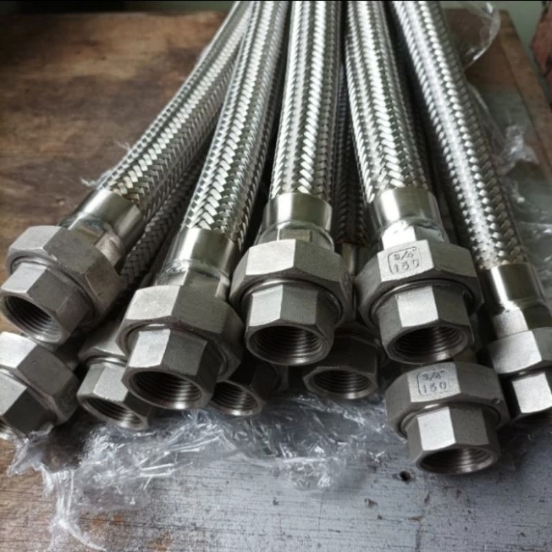 flexible metal hose 2 inch x 200cm Watermur SS 304