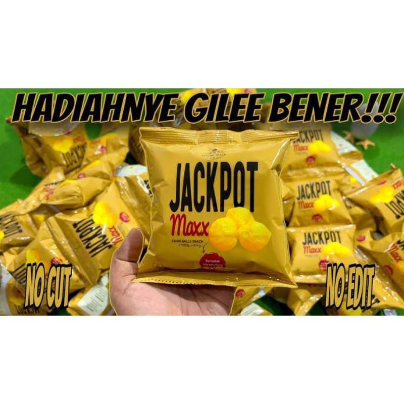 

Chiki jackpot Maxx Snack berhadiah 1 renceng isi 10 bungkus