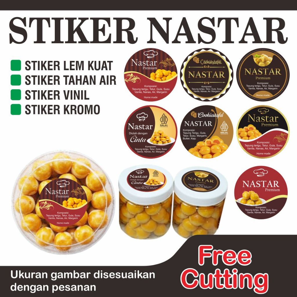 

STIKER LABEL NASTAR / STIKER LABEL TOPLES / STIKER LABEL MAKANAN