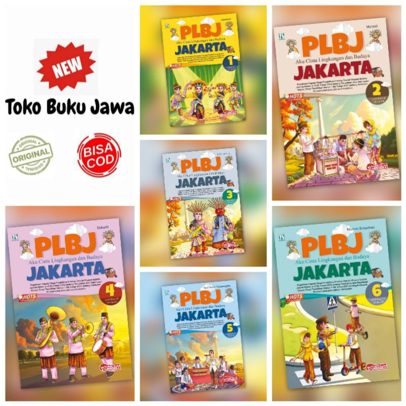 [Tiga Serangkai] ORIGINAL Buku PLBJ Kelas 1 2 3 4 5 6 SD Tiga Serangkai Kurikulum Merdeka - Aku Cint